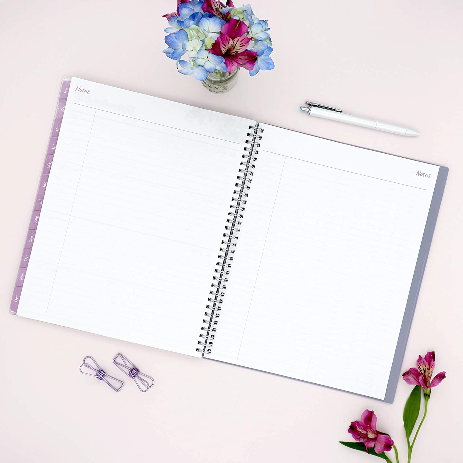 Blue Sky 2021 Weekly & Monthly Planner, Flexible Cover, Twin-Wire Binding, 8.5" x 11", Laila (125889) - Image 6